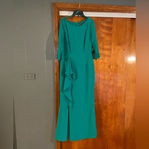 Green Jessica McClintock formal.